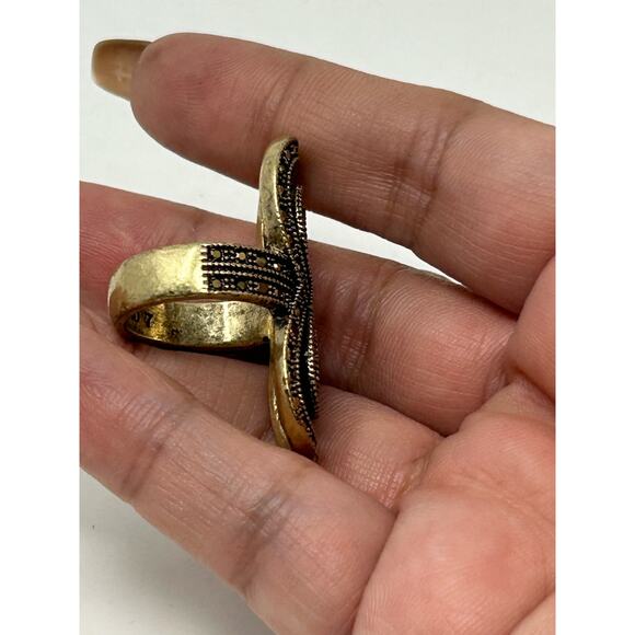 Lucky Brand Gold Tone with Brown Stones - Picture 11 of 11